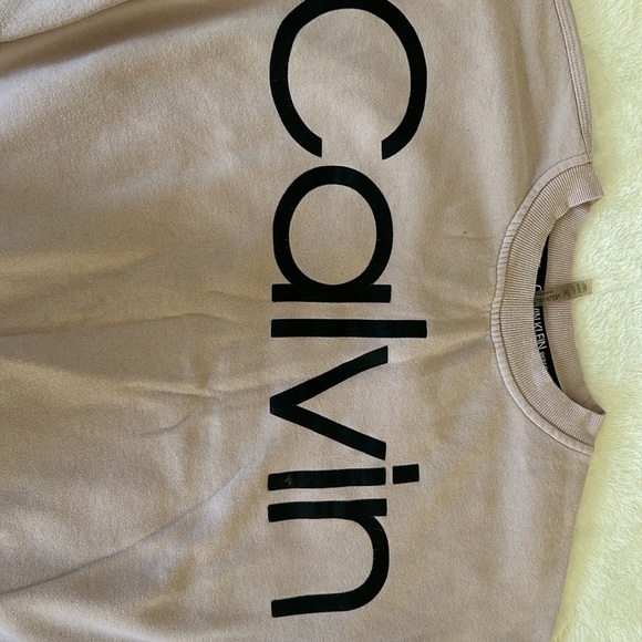 Calvin Klein Pink Crop Sweater - Picture 2 of 4